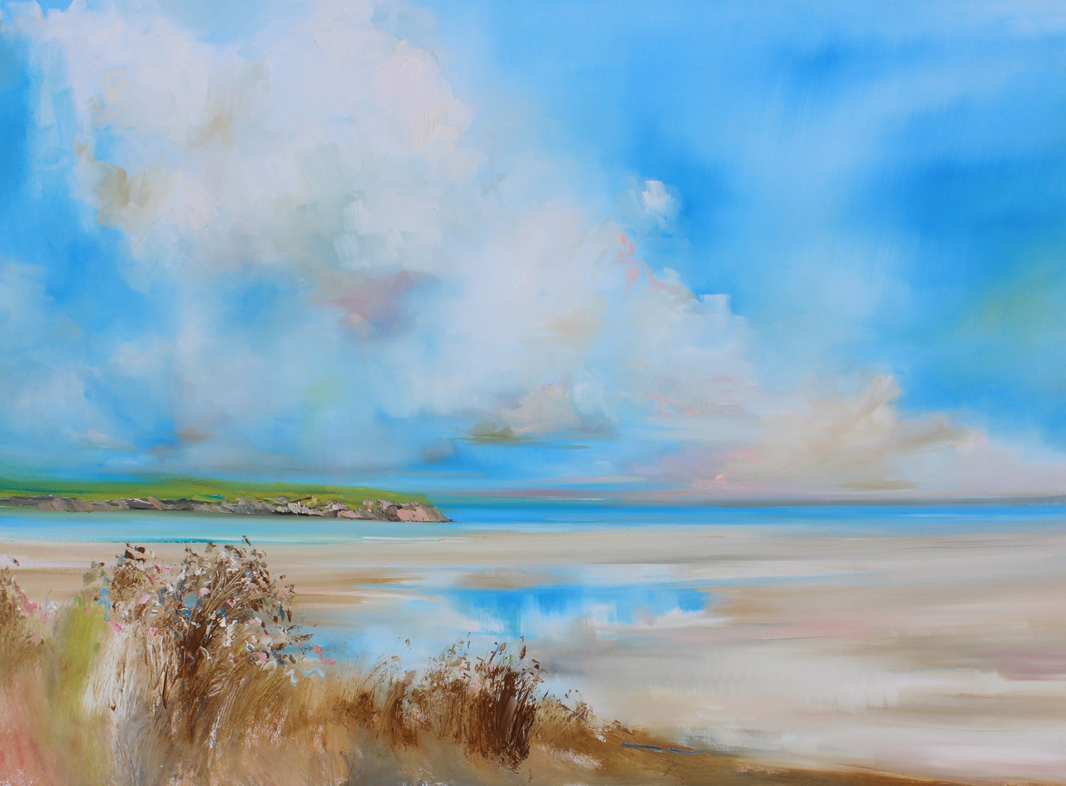 'Clouds Reflected Ashore' by artist Rosanne Barr